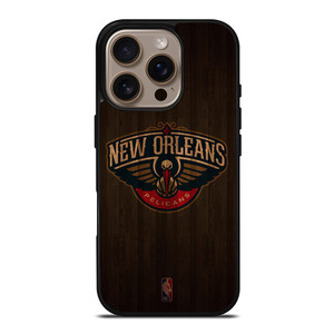 NEW ORLEANS PELICANS BASKETBALL COURT NBA iPhone 16 Pro Case Cover NEW ORLEANS PELICANS BASKETBALL COURT NBA iPhone 16 Pro Case Cover