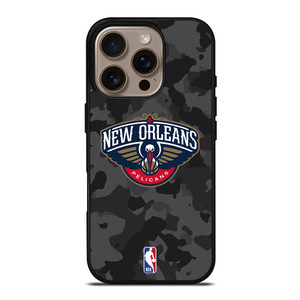 NEW ORLEANS PELICANS BLACK CAMO iPhone 16 Pro Case Cover
