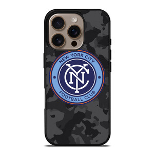 NEW YORK CITY FC MLS BLACK CAMO iPhone 16 Pro Case Cover NEW YORK CITY FC MLS BLACK CAMO iPhone 16 Pro Case Cover
