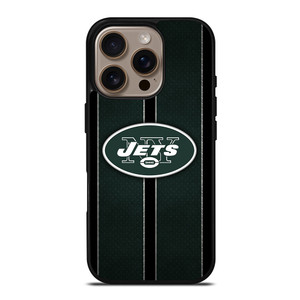 NEW YORK JETS NFL METAL STRIPE iPhone 16 Pro Case Cover NEW YORK JETS NFL METAL STRIPE iPhone 16 Pro Case Cover