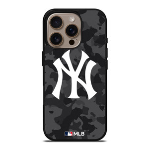 NEW YORK YANKEES BASEBALL BLACK CAMO iPhone 16 Pro Case Cover