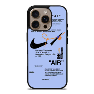 NIKE AIR OFF WHITE TARO iPhone 16 Pro Case Cover NIKE AIR OFF WHITE TARO iPhone 16 Pro Case Cover