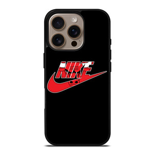NIKE CHICAGO BULLS SWOOSH iPhone 16 Pro Case Cover NIKE CHICAGO BULLS SWOOSH iPhone 16 Pro Case Cover