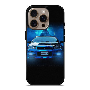 NISSAN GTR GODZILLA BLUE iPhone 16 Pro Case Cover NISSAN GTR GODZILLA BLUE iPhone 16 Pro Case Cover