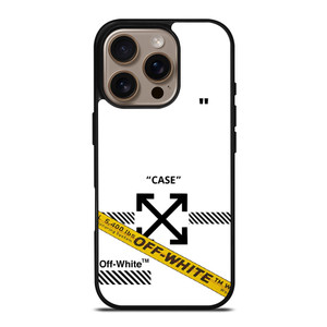 OFF WHITE CASE iPhone 16 Pro Case Cover