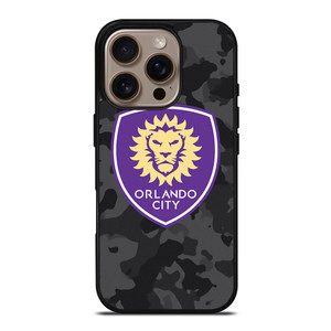 ORLANDO CITY SC MLS BLACK CAMO iPhone 16 Pro Case Cover
