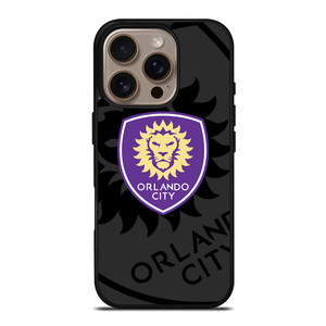 ORLANDO CITY SC MLS BLACK iPhone 16 Pro Case Cover