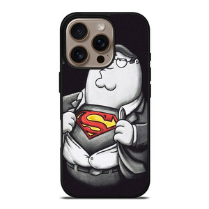 PETER GRIFFIN FAMILY GUY SUPERMAN iPhone 16 Pro Case Cover PETER GRIFFIN FAMILY GUY SUPERMAN iPhone 16 Pro Case Cover