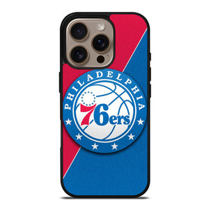 PHILADELPHIA 76ERS NBA BASKETBALL LOGO iPhone 16 Pro Case Cover