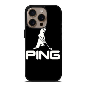 PING GOLF BLACK LOGO iPhone 16 Pro Case Cover PING GOLF BLACK LOGO iPhone 16 Pro Case Cover