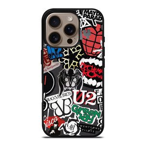 PUNK ROCK BAND COLLAGE iPhone 16 Pro Case Cover PUNK ROCK BAND COLLAGE iPhone 16 Pro Case Cover