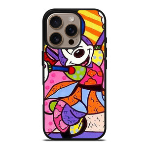ROMERO BRITTO MINNIE MOUSE ART iPhone 16 Pro Case Cover