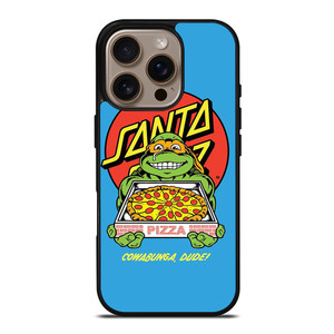 SANTA CRUZ SKATEBOARD X NINJA TURTLES iPhone 16 Pro Case Cover