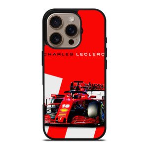 SCUDERIA FERRARI CHARLES LECLERC F1 iPhone 16 Pro Case Cover