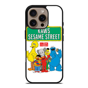 SESAME STREET MUPPETS X KAWS UNIQLO iPhone 16 Pro Case Cover