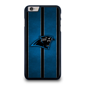 CAROLINA PANTHERS NFL METAL STRIPE iPhone 6 / 6S Plus Case Cover