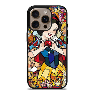 SNOW WHITE DISNEY PRINCESS MOZAIC ART iPhone 16 Pro Case Cover