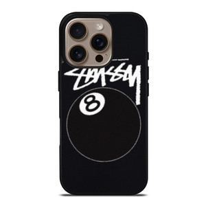 STUSSY FUZZY 8 BALL POOL iPhone 16 Pro Case Cover STUSSY FUZZY 8 BALL POOL iPhone 16 Pro Case Cover