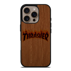 THRASHER SKATEBOARD WOODEN LOGO iPhone 16 Pro Case Cover THRASHER SKATEBOARD WOODEN LOGO iPhone 16 Pro Case Cover