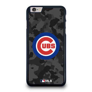 CHICAGO CUBS BASEBALL BLACK CAMO iPhone 6 / 6S Plus Case Cover