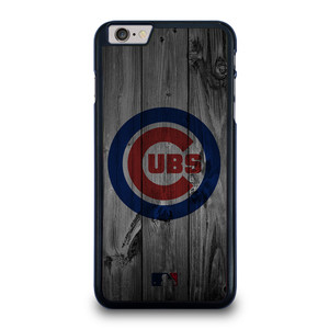 CHICAGO CUBS BASEBALL MLB WOOD LOGO iPhone 6 / 6S Plus Case Cover