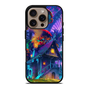 TRIPPY MUSHROOM PSYCHEDELIC iPhone 16 Pro Case Cover