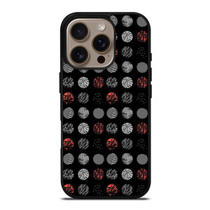 TWENTY ONE PILOTS BLURRYFACE PATTERN iPhone 16 Pro Case Cover