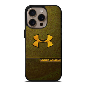 UNDER ARMOUR LOGO EMBROIDERY YELLOW iPhone 16 Pro Case Cover