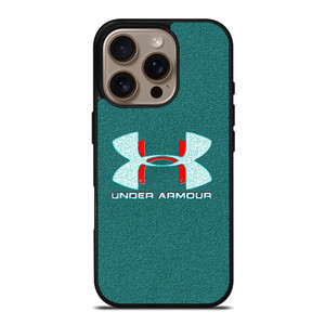 UNDER ARMOUR LOGO WHITE RED iPhone 16 Pro Case Cover
