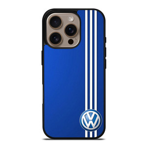 VOLKSWAGEN BLUE STRIPE LOGO iPhone 16 Pro Case Cover VOLKSWAGEN BLUE STRIPE LOGO iPhone 16 Pro Case Cover