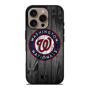 WASHINGTON NATIONALS BASEBALL MLB WOOD LOGO iPhone 16 Pro Case Cover