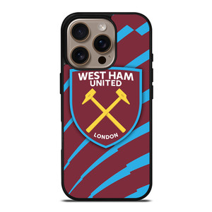WEST HAM UNITED FOOTBALL iPhone 16 Pro Case Cover WEST HAM UNITED FOOTBALL iPhone 16 Pro Case Cover