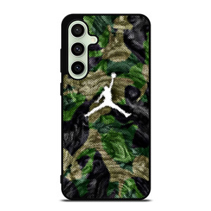 AIR JORDAN GREEN CAMO Samsung Galaxy S24 FE Case Cover