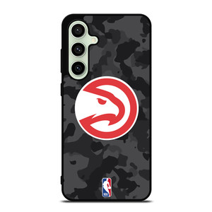 ATLANTA HAWKS BLACK CAMO Samsung Galaxy S24 FE Case Cover
