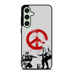 BANKSY ART PEACE Samsung Galaxy S24 FE Case Cover