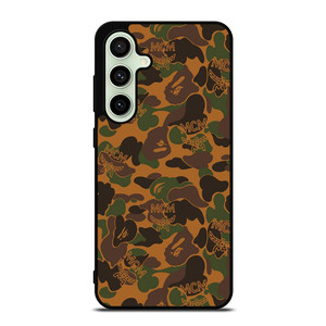BAPE X MCM WORLDWIDE Samsung Galaxy S24 FE Case Cover