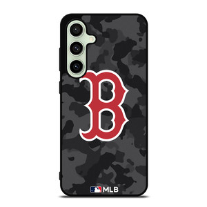 BOSTON RED SOX BASEBALL BLACK CAMO Samsung Galaxy S24 FE Case Cover BOSTON RED SOX BASEBALL BLACK CAMO Samsung Galaxy S24 FE Case Cover