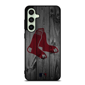 BOSTON RED SOX BASEBALL MLB WOOD LOGO Samsung Galaxy S24 FE Case Cover