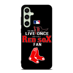 BOSTON RED SOX MLB BASEBALL FANS Samsung Galaxy S24 FE Case Cover