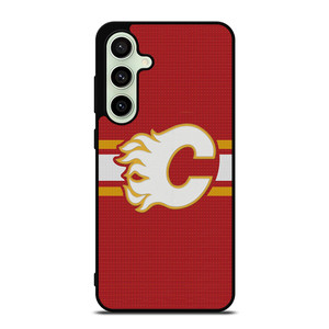 CALGARY FLAMES HOCKEY TEAM LOGO Samsung Galaxy S24 FE Case Cover