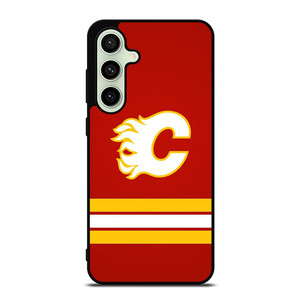 CALGARY FLAMES LOGO NHL HOCKEY TEAM ICON Samsung Galaxy S24 FE Case Cover