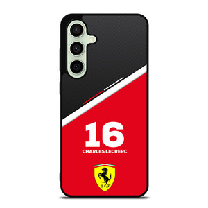 CHARLES LECLERC FERRARI FORMULA ONE F1 RACING 2 Samsung Galaxy S24 FE Case Cover