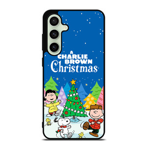 CHARLIE BROWN SNOOPY CHRISTMAS CARTOON Samsung Galaxy S24 FE Case Cover