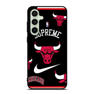 CHICAGO BULLS NBA X SUPREME NIKE Samsung Galaxy S24 FE Case Cover CHICAGO BULLS NBA X SUPREME NIKE Samsung Galaxy S24 FE Case Cover