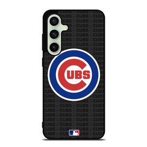 CHICAGO CUBS BASEBALL BLACK Samsung Galaxy S24 FE Case Cover CHICAGO CUBS BASEBALL BLACK Samsung Galaxy S24 FE Case Cover