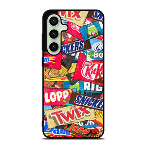 CHOCOLATE WAFER SNACK COLLAGE Samsung Galaxy S24 FE Case Cover