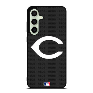 CINCINNATI REDS BASEBALL BLACK Samsung Galaxy S24 FE Case Cover