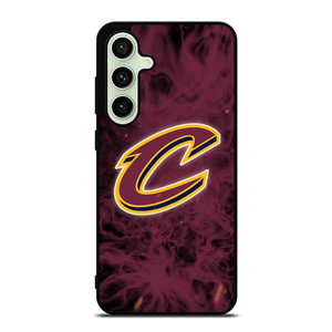 CLEVELAND CAVALIERS BASKETBALL NBA FIRE Samsung Galaxy S24 FE Case Cover
