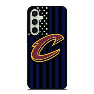CLEVELAND CAVALIERS NBA USA FLAG Samsung Galaxy S24 FE Case Cover