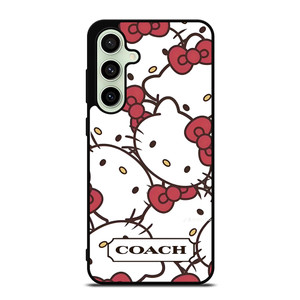 COACH NEW YORK HELLO KITTY FACE COLLAGE Samsung Galaxy S24 FE Case Cover